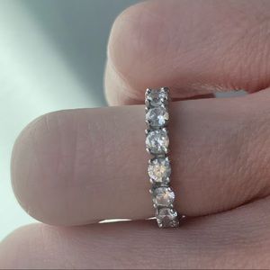 CZ Eternity Band 14k Size 5